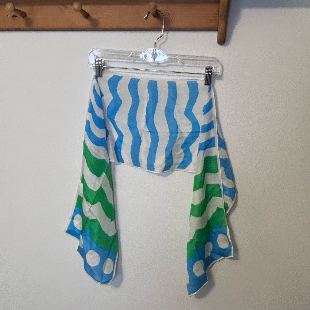 Vintage 100 Silk Scarf By Vana